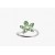 Ring L’essentielle SM WG Diamond Green Sapphire 053